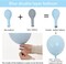 Pink and Blue Balloons Dusty Arch Kit Garland Nude for Gender Reveal Baby Shower Decorations Bear